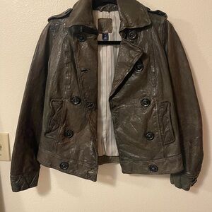 GAP Brown Leather Jacket